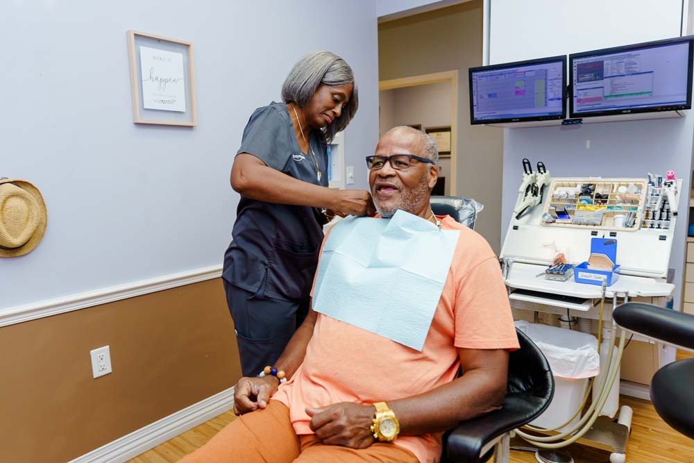 Implant Patient at Bayway Dental