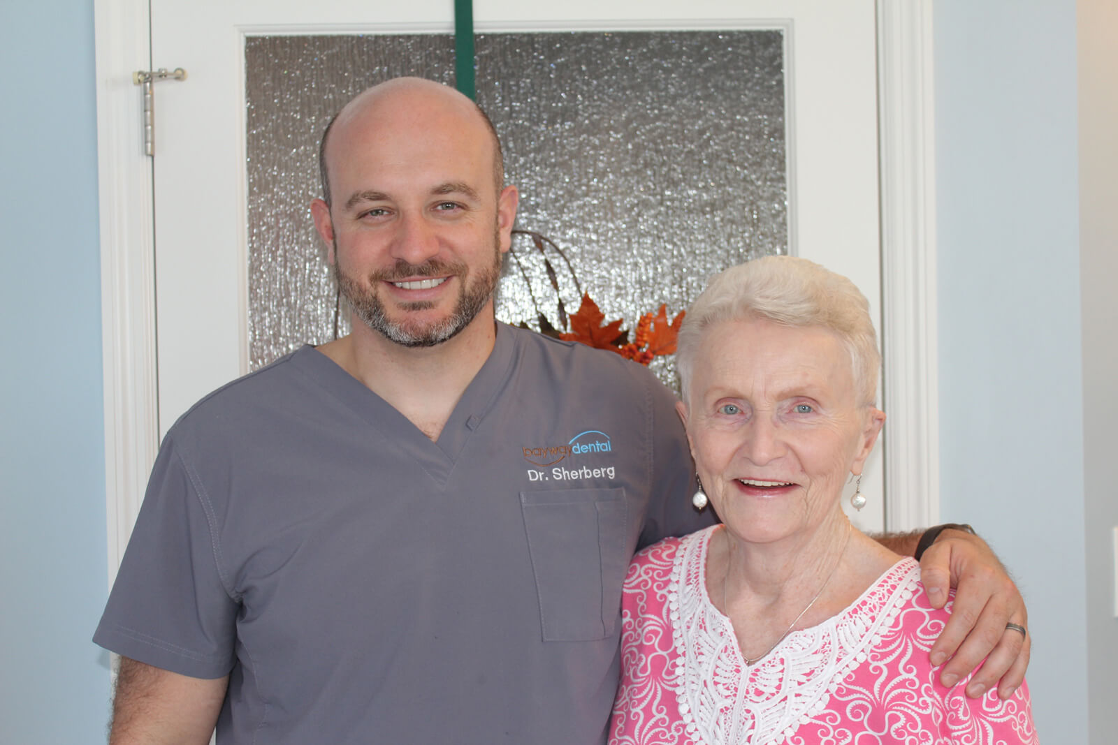 Dr Sherberg with Jane